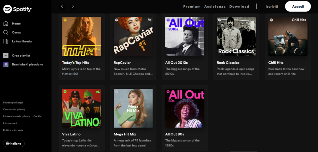 Spotify Screenshot